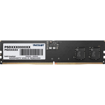 Модуль памяти для компьютера DDR5 8GB 5200 MHz Signature Line Patriot (PSD58G520041)