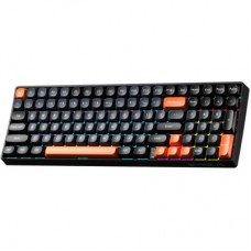 Клавіатура Aula S100 Brown Switch USB UA Black (6948391203157) - Фото