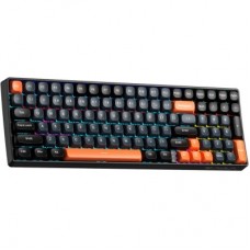 Клавіатура Aula S100 Brown Switch USB UA Black (6948391203157) - Фото