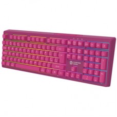 Клавіатура Canyon Fortnax Bluetooth/Wireless/USB UA Pink (CND-SKBW2) - Фото