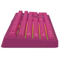 Клавіатура Canyon Fortnax Bluetooth/Wireless/USB UA Pink (CND-SKBW2) - Фото