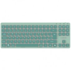 Клавиатура Canyon OnType 10 TKL Mechanical Silent Low-profile USB UA Green (CNS-HKB10GR) - Фото