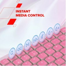 Клавіатура Canyon OnType 10 TKL Mechanical Silent Low-profile USB UA Violet (CNS-HKB10V) - Фото