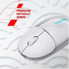 Мышка Canyon OnClick 24 Wireless White (CNS-CMSW24W) - Фото