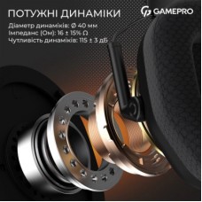Навушники GamePro Genesis Mercury Pro 3-Mode Black (HSW120B) - Фото