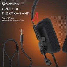 Навушники GamePro Genesis Mercury USB Black (HS120B) - Фото