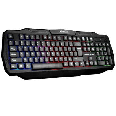Клавиатура Xtrike ME KB-302 RGB Black (KB-302)