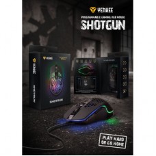 Мышка YENKEE YMS 3030BK Shotgun USB Black (45015501) - Фото