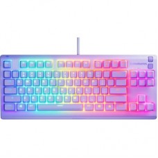 Клавіатура SteelSeries Apex 3 TKL USB UA Lavender (64940) - Фото