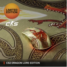 Мышка SteelSeries CS2 Dragon Lore Edition RGB Wireless/Bluetooth (62614) - Фото