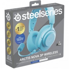 Наушники SteelSeries Arctis Nova 3P Wireless MultiPlatform Aqua (61688) - Фото