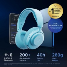 Наушники SteelSeries Arctis Nova 3P Wireless MultiPlatform Aqua (61688) - Фото