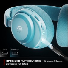 Наушники SteelSeries Arctis Nova 3P Wireless MultiPlatform Aqua (61688) - Фото