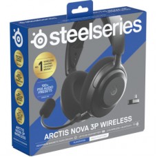 Наушники SteelSeries Arctis Nova 3P Wireless MultiPlatform Black (61686) - Фото