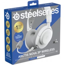 Наушники SteelSeries Arctis Nova 3P Wireless MultiPlatform White (61687) - Фото
