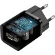 Зарядний пристрій Baseus 1xUSB 25 W (USB-C) + Cable Type-C black (TZCCSUP-L01) Зарядний пристрій Baseus 1xUSB 25 W (USB-C) + Cable Type-C black (TZCCSUP-L01)