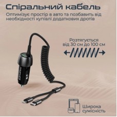 Зарядний пристрій Promate powerdrive-33pdci.black - Фото
