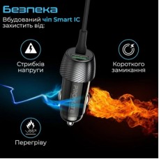 Зарядний пристрій Promate powerdrive-33pdci.black - Фото
