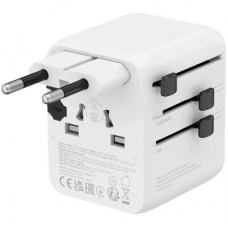 Зарядний пристрій Canyon OnTour 20 2xUCB-C + USB-A EU/UK/US/AUS 20W White (CNS-TA20W1005W) - Фото