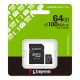 Карта памяти Kingston 64GB microSDXC class 10 UHS-I V10 A1 Canvas Select Plus (SDCS3/64GB) Карта памяти Kingston 64GB microSDXC class 10 UHS-I V10 A1 Canvas Select Plus (SDCS3/64GB)