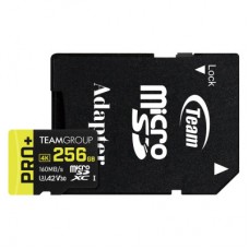 Картка пам'яті Team 256 GB microSDXC class 10 UHS-I U3 V30 A1 Pro+ (TPPMSDX256GIA2V3003) - Фото