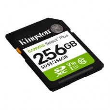 Картка пам'яті Kingston 256 GB SDXC class 10 UHS-I V10 A1 Canvas Select Plus (SDS3/256GB) - Фото