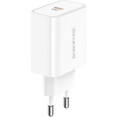 Зарядний пристрій BOROFONE BA57A USB-C PD20W white (6931474745538) - Фото