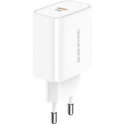 Зарядний пристрій BOROFONE BA57A USB-C PD20W white (6931474745538)