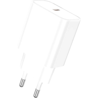 Зарядний пристрій BOROFONE BA71A USB-C PD20W white (6974443387964)