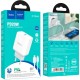 Зарядний пристрій HOCO C104A USB-C PD20W + cable USB-C to Lightning white (6931474782908)