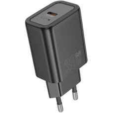 Зарядний пристрій HOCO N62 USB-C PD30W black (6942007644297) - Фото