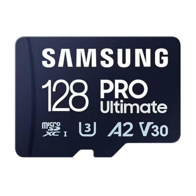 Картка пам'яті Samsung 128 GB microSDXC class 10 UHS-I U3 V30 A2 Pro Ultimate (MB-MY128SB/WW)
