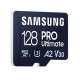 Картка пам'яті Samsung 128 GB microSDXC class 10 UHS-I U3 V30 A2 Pro Ultimate (MB-MY128SB/WW)