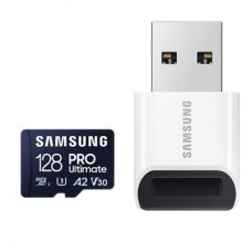 Картка пам'яті Samsung 128 GB microSDXC class 10 UHS-I U3 V30 A2 Pro Ultimate (MB-MY128SB/WW) - Фото