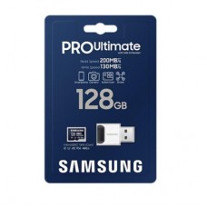Картка пам'яті Samsung 128 GB microSDXC class 10 UHS-I U3 V30 A2 Pro Ultimate (MB-MY128SB/WW) - Фото