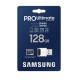 Картка пам'яті Samsung 128 GB microSDXC class 10 UHS-I U3 V30 A2 Pro Ultimate (MB-MY128SB/WW)