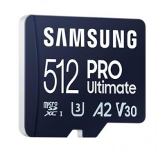 Картка пам'яті Samsung 512GB microSDXC class 10 UHS-I U3 V30 A2 Pro Ultimate (MB-MY512SB/WW) - Фото