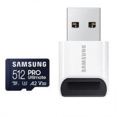 Картка пам'яті Samsung 512GB microSDXC class 10 UHS-I U3 V30 A2 Pro Ultimate (MB-MY512SB/WW) - Фото