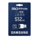 Картка пам'яті Samsung 512GB microSDXC class 10 UHS-I U3 V30 A2 Pro Ultimate (MB-MY512SB/WW)