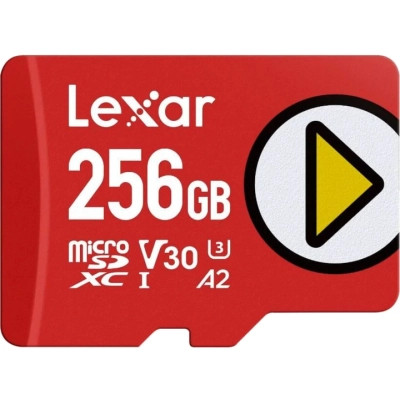 Карта памяти Lexar 256GB microSDXC class 10 UHS-I U3 V30 A2 Play (LMSPLAY256G-BNSNG)