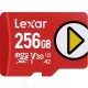 Карта памяти Lexar 256GB microSDXC class 10 UHS-I U3 V30 A2 Play (LMSPLAY256G-BNSNG)