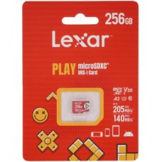 Картка пам'яті Lexar 256 GB microSDXC class 10 UHS-I U3 V30 A2 Play (LMSPLAY256G-BNSNG) Картка пам'яті Lexar 256 GB microSDXC class 10 UHS-I U3 V30 A2 Play (LMSPLAY256G-BNSNG) - Фото