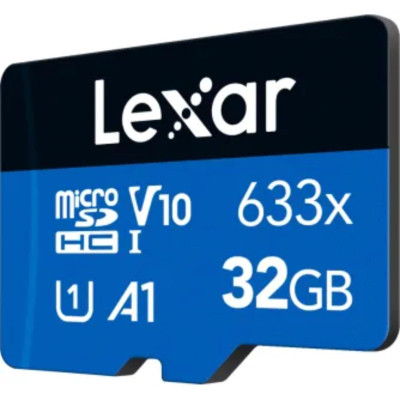 Картка пам'яті Lexar 32 GB microSDXC class 10 UHS-I V10 A1 High Performance 633x (LMS0633032G-BNNNG)