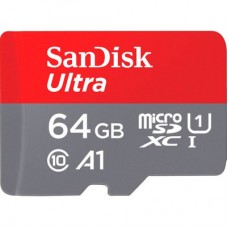 Картка пам'яті SanDisk 64 GB microSD Class 10 A1 R-140 (SDSQUAB-064G-GN6IA) Картка пам'яті SanDisk 64 GB microSD Class 10 A1 R-140 (SDSQUAB-064G-GN6IA) - Фото
