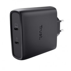 Зарядное устройство Trust 2xUSB-C 100W GaN PD/PPS black (25527_TRUST)