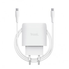 Зарядний пристрій Trust USB-C 45 W GaN PD/PPS white (25522_TRUST) - Фото