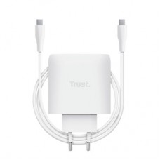 Зарядний пристрій Trust USB-C 65 W GaN PD/PPS white (25524_TRUST) - Фото