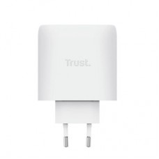 Зарядний пристрій Trust USB-C 65 W GaN PD/PPS white (25524_TRUST) - Фото