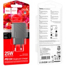 Зарядний пристрій HOCO CS24A Puerto USB-C PD25W Black (6942007639750) - Фото