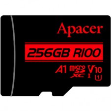Картка пам'яті Apacer 256 GB microSDXC class 10 UHS-I V10 A1 (AP256GMCSX10UB-R) - Фото